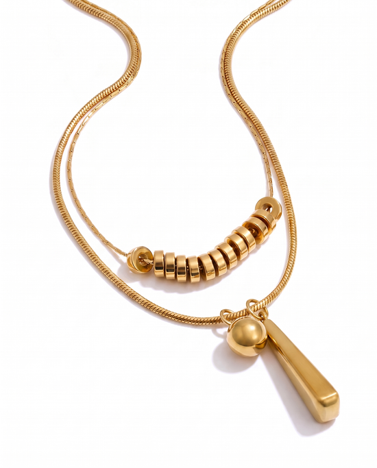 The Solstice Layered Necklace