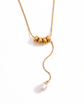 The Celeste Pearl Drop Necklace